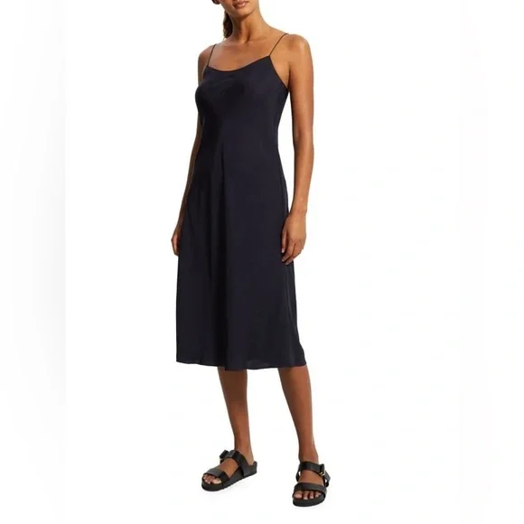 theory satin slip dress Theory Satin Slip Dress